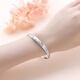Wanfulong platinum PT950 bracelet for women, simple and fashionable printed platinum bracelet as a gift for girlfriend 14.84g