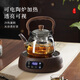 Xinshangming (xinshangming) teapot glass health pot electric ceramic stove kettle high temperature resistant open flame tea set tea set lifting kettle transparent teapot 1000ml