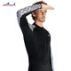 DIVE&SAIL swimsuit wetsuit for women one-piece sun protection surfing suit ice-feeling quick-drying couple snorkeling wetsuit for men 071 ice-feeling anti-sand quick-drying black cool body feeling XL
