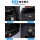 JEANSWEST Denim Jacket Men's 2025 Autumn Trendy Brand Embroidered Workwear Top Denim Jacket Men's Black Gray XL