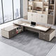 Boss desk office desk and chair combination simple modern president desk atmospheric executive desk manager desk office computer desk 1.6 * 0.8 meters + side cabinet
