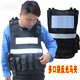 Light vest reflective vest multifunctional tactical vest breathable mesh combat riding reflective clothing black