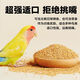 Bird food eaten by budgerigars Black Phoenix Munnia shelled millet red millet bird feed yellow millet mixed shelled yellow grain parrot nutritional food 2555g yellow millet parrot food