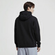 Nike (NIKE) men's winter hooded jacket with velvet to keep warm, casual sports BV2646-010 black XXL
