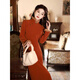 Chuangqi Pan Clothing 50% off cheongsam new Chinese style winter plus velvet thickening long winter style 2025 new women's long-sleeved toasting suit new Shishi Ruyi plus velvet thickening XL
