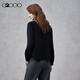 G2000 texture/pleated design/same style in shopping malls, women’s 2025 autumn and winter drapey long-sleeved casual shirt