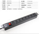 Totem PDU 6-bit 8-bit 10A16A cabinet-specific power supply lightning protection socket power strip can be customized number of digits 8-bit aluminum alloy PDU power supply 10A