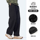 Camel (CAMEL) pure cotton straight trousers men's simple loose casual sports pants C15CK1L4039 Phantom Black XL