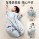 Bei Chuzhong baby sleeping bag spring, autumn and winter 0-1-3 years old baby 2 all-in-one thickened pure cotton anti-cold anti-kicking quilt anti-jumping thickened autumn and winter-Eiffel Forest-Pink Intelligent temperature measurement room temperature 0-15 M size Height 65-80cm Recommended age 9 months-2 years