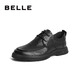 Belle Formal Leather Shoes Men's Comfortable Cowhide Autumn Casual Commuting Business Shoes A1184CM3 Black 39 (245mm)