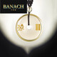 Banach Citrine Peace Buckle Necklace Five Elements Missing Earth Pendant Kirin Pendant Keychain Amulet Exquisite Bead Chain Style