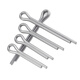 Jinggong GB91 carbon steel galvanized split pin bayonet whistle hairpin pin A3 steel U-shaped pin steel pin D1-D5 4 40 (100 pieces)