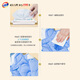 Yipinjing down jacket stain removal wipes 10 pieces * 6 to clean oil stains on collars and mouth, travel portable water-free emergency dry cleaning agent