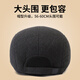 Red Dragonfly middle-aged and elderly men's autumn and winter velvet ear protection duck cap warm hat grandpa dad old man hat forward hat