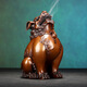 Copper Xinxiang copper lion incense burner household indoor incense ceremony tea ceremony supplies plate incense burner antique auspicious animal copper tea pet 23#