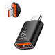 Creative accessories suitable for OTG adapter USB converter universal mobile phone U disk hard disk external storage device data cable 3.1 Android universal converter-black type-c to USB