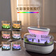 South Sandwich Aromatherapy Machine Automatic Fragrance Machine White Noise Humidifier Desktop Micro Landscape Home Bedroom Silent Colorful Ambience Light Large Fog White Noise Aromatherapy Humidifier Simulated Raindrops + Micro Landscape + Birthday Packaging, Gift Bag
