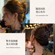 Lnieer Xu Wo Dazzling Zhao Lusi and Xu Yan's same love clip for women with high-end hair on the back of the head shark hair clip headwear brown love clip