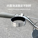 Tooquv bicycle coffee cup holder folding bike aluminum alloy milk tea cup water cup holder bracket mountain bike water bottle holder silver cup holder + beige leather hanging pocket-free tools