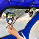 Hushe suction cup type in-car baby observation car rear rearview mirror wide-angle tricycle reversing mirror reflective auxiliary 11CM large suction cup single to enhance adsorption force