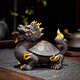 Ceramic Dragon Turtle Ornaments Dragon Turtle Office Porch Desktop Ornaments Chinese Home Decorations 2025 Purple Sand Large Dragon Turtle