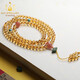 Lihu Natural Collection Grade Citrine Bracelet for Men and Women Zhengjue 108 Rosary Beads Bracelet Necklace Dual-Purpose Citrine