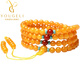 Yogurt natural beeswax 108 multi-circle bracelet chicken fat yellow amber bracelet for men and women hand-decorated Buddhist beads 6mm beads