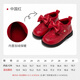 Fuluo Mi Girls Toddler Shoes Winter Sweet Soft Sole Anti-Slip Princess Boots Infant Plus Velvet Baby Cotton Shoes China Red 23
