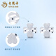 Lao Fengxiang Starlight Four-leaf Clover Earrings for Women PT950 Platinum Earrings Platinum Earrings Wedding and Birthday Gifts for Girlfriends Platinum Four-leaf Clover Earrings One Pair About 1.5g Brand Gift Box