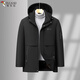 Woodpecker (TUCANO) cotton-padded jacket for men in winter, cold-proof and warm velvet jacket for middle-aged and elderly men, New Year clothes for dad, cotton-padded jacket for men