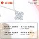 LIU GUI FU JEWELRY platinum four-leaf clover pendant for girls pt950 platinum necklace light luxury niche birthday gift for girlfriend and wife 5.69g platinum four-leaf clover pendant