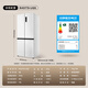 TCL Dawujie 451 liter T9 Pro cross four-door 58cm ultra-thin zero-embedded dual system three-cycle refrigerator national subsidy 20% first-class energy efficiency R451T9-UQS