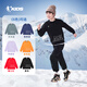 Jordan boys and girls fleece sweatshirt children's winter long-sleeved T-shirt round neck knitted children's clothing black 165