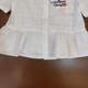 PawinPaw girls cute simple shirt PCBAD3541M ivory white 150