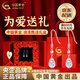 CHINA GOLD PT950 platinum water drop ear hooks for women, platinum earrings for women, Valentine's Day birthday gifts for girlfriends and wives, platinum water drop ear hooks, one pair, about 3.1g, selection gift box