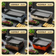 Thickened grilled fish stove alcohol non-stick pan grilled fish plate oven fish detection paper wrapped fish ancient tripod grilled fish stove dry boiler plate stove 42.29cm extra large ancient tripod grilled fish stove