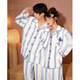 Gongdie Thermal Storage Disney Stitch Autumn and Winter Couple Pajamas Women's Warm Island Velvet Men's Home Clothes