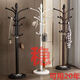 Fantasy European light luxury coat rack marble floor-standing clothes hanger bedroom living room iron simple vertical hanging bag ancient brown thickened marble chassis load-bearing 120 Jin Jin equals 0.5 kg 10-year warranty Big promotion now 00 07 19