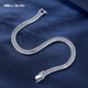 Miss JuJu pt950 pure platinum Xiping bracelet for women, platinum Cuban bracelet, fashionable and high-end jewelry for men (customized), about 16g, 15cm long, about 4.3mm thick, more refunds, less supplements