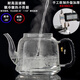 BorunHOME new thickened explosion-proof glass steaming and cooking integrated teapot electric ceramic stove heating boiling water spray tea brewing utensil set clear glass steaming and cooking integrated teapot single pot 1300ml