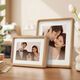 Yusenyi walnut wedding photo frame setting diy custom developed 6-inch photo family portrait photo printing solid wood-walnut plus cardboard 10 inches