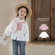 LUSON Chen Big Pig Little O Baby Girl Forest Long-sleeved Shirt Women's Wooden Ears 2025 Early Autumn Clothes Children's Doll Shirt