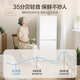 Haier truly energy-saving 165 liter air-cooled frost-free first-class energy efficiency double-door rental home office small refrigerator national subsidy HC2-165WGHC2E9WV