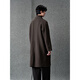 GXGGXG Men's Wear Shopping Mall Brown Commuting Long Coat Jacket Brown 185/XXL