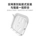JCZS German Brand Socket Anti-Child Shock Jack Sealing Cover Baby Power Supply Baby Plug Cover Safety Plug Matt White (10 Pack) Two Holes + Three Holes