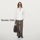 Massimo Dutti Autumn and Winter New Products 2025 Women's Clothing Classic Versatile Basic High Intelligent Cotton Long-Sleeved Shirt 05137887 White XS (165/84A)