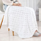 Wheelchair leg-covering small blanket, thickened flannel blanket, baby and children's lunch break, office and class multi-purpose thin blanket, extra thick coffee color