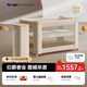 ABCMOKOO Hutt crib newborn folding splicing large bed portable removable bb baby bed-Earl Luxury Gold