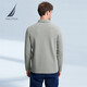 NAUTICA shopping mall same style men's autumn and winter soft and warm casual long-sleeved POLO shirt for men KC3414