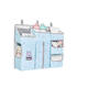 Baby bedside hanging bag storage bag storage bag baby BB diaper non-wet wipes paper storage rack hanging bag hanging basket sapphire blue (not separable)